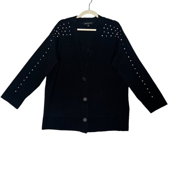 Inc International Concepts Inc Women's Imitation-Pearl Studded Cardigan Size XL - Picture 7 of 7
